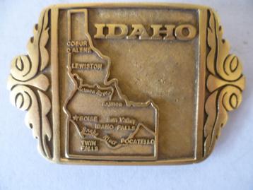 Riem Gesp metaal Idaho 9x5,5cm koperkleurig in nieuwstaat.   beschikbaar voor biedingen