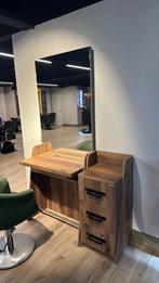 Nieuw showroommodel kaptafel knipspiegel kastje bijzetkast, Nieuw, Ophalen of Verzenden, 75 tot 100 cm, 150 tot 200 cm
