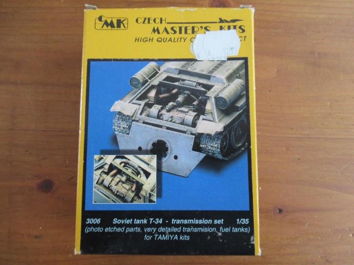 T-34 transmission set (CMK 1/35), Hobby en Vrije tijd, Modelbouw | Auto's en Voertuigen, Zo goed als nieuw, Tank, 1:32 tot 1:50