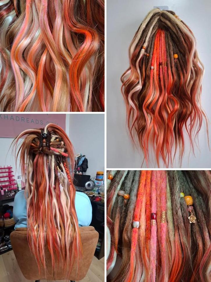 Dreads Mikxhadreads, Sieraden, Tassen en Uiterlijk, Uiterlijk | Haarverzorging, Zo goed als nieuw, Ophalen of Verzenden