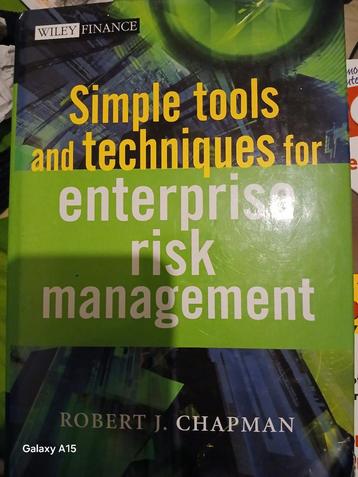 Simple tools and techniques for enterprise risk management  beschikbaar voor biedingen