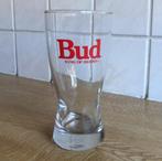 Bud glas Budweiser bierglas Amerikaans bier, Ophalen of Verzenden, Gebruikt, Glas of Glazen, Overige merken