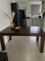 Eettafel met 6 stoelen, Gebruikt, Eikenhout, Vijf personen of meer, 150 tot 200 cm