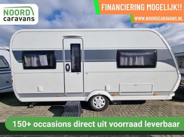 Hobby 460 UFE de luxe MOVER + VOORTENT + FRANSBED + RONDZIT beschikbaar voor biedingen