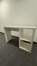 IKEA Kallax Bureau - Wit - 111x39 cm, Ophalen, Zo goed als nieuw, Bureau