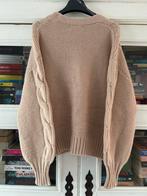 EXQUISS’S vestje camel met hartjesknopen mt M/L, Kleding | Dames, Maat 38/40 (M), Verzenden, Parijs, Nieuw