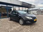 Seat Ibiza 1.6 77KW 5DRS DSG 2010 Zwart, Auto's, Zwart, Bedrijf, 570 kg, 39 €/maand