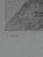 Antieke Staalgravure Hagar - 1847, Antiek en Kunst, Kunst | Etsen en Gravures, Ophalen of Verzenden