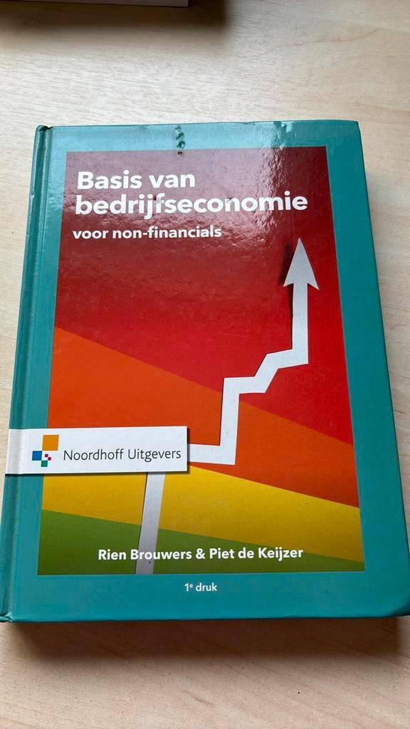 Basis van bedrijfseconomie voor non financials, Boeken, Economie, Management en Marketing, Zo goed als nieuw, Management, Ophalen of Verzenden