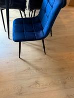 CLP Eetkamerstoel Antibes - Fluweel - donkerblauw, Huis en Inrichting, Stoelen, Ophalen, Twee, Blauw, Nieuw