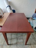 Kastanje kleur tafel €10, 50 tot 100 cm, 150 tot 200 cm, Rechthoekig, Zo goed als nieuw