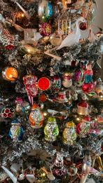 Kerstballen oud 5 x ajeko grootmodel kerstmannen, Ophalen, Gebruikt