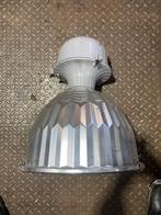 2 Vintage Fabriekslampen - Industriele Stijl, Ophalen of Verzenden, Gebruikt, Metaal, Minder dan 50 cm