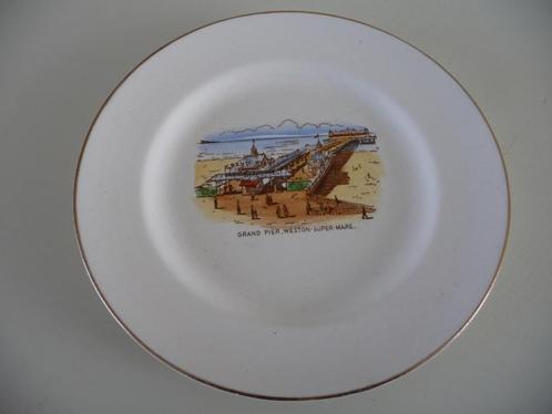 2 oude wandbordjes Victoria Pottery Fenton, Engeland, Antiek en Kunst, Antiek | Wandborden en Tegels, Ophalen of Verzenden
