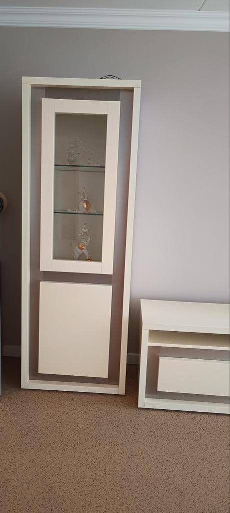 TV Kast, 2 Vitrinekasten + Souvenirs - Complete Set!, Huis en Inrichting, Kasten | Vitrinekasten, 150 tot 200 cm, 50 tot 75 cm