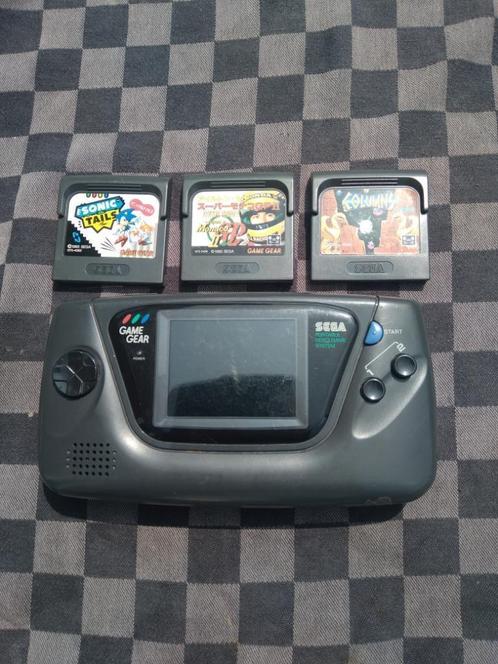 org Japanse Sega Game Gear (niet goed werkend) met 3 spellen, Spelcomputers en Games, Spelcomputers | Sega, Gebruikt, Game Gear