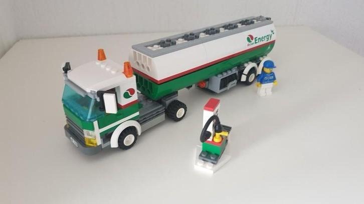 Lego tankauto 3180 super netjes, Kinderen en Baby's, Speelgoed | Duplo en Lego, Zo goed als nieuw, Ophalen of Verzenden