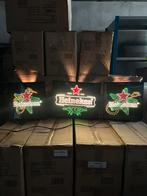 Set Neon sign Heineken borden 1999 fiber bar bord mancave, Ophalen of Verzenden, Zo goed als nieuw, Reclamebord, Plaat of Schild