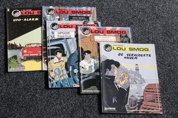 Betreft 5 stripboeken van Lou Smog beschikbaar voor biedingen
