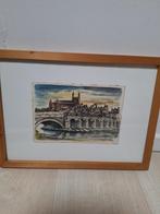 Tekening van Hub of Huub Jonas, Antiek en Kunst, Ophalen