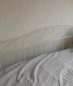 Mooi meisjesbed met hartjes, incl. lattenbodem, Ophalen, 90 cm, Eenpersoons, Wit