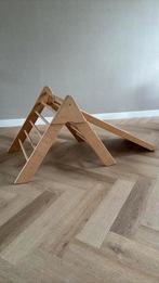 Houten klimrek met glijbaan, Kinderen en Baby's, Speelgoed | Houten speelgoed, Ophalen, Zo goed als nieuw