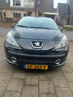 Peugeot 207 1.6 16V CC 88KW 2007 Zwart, Auto's, Voorwielaandrijving, 65 €/maand, 15 km/l, 4 cilinders