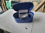 beautycases zgan donker blauw met 2 sleutels zgan, Ophalen of Verzenden, Nieuw, Blauw