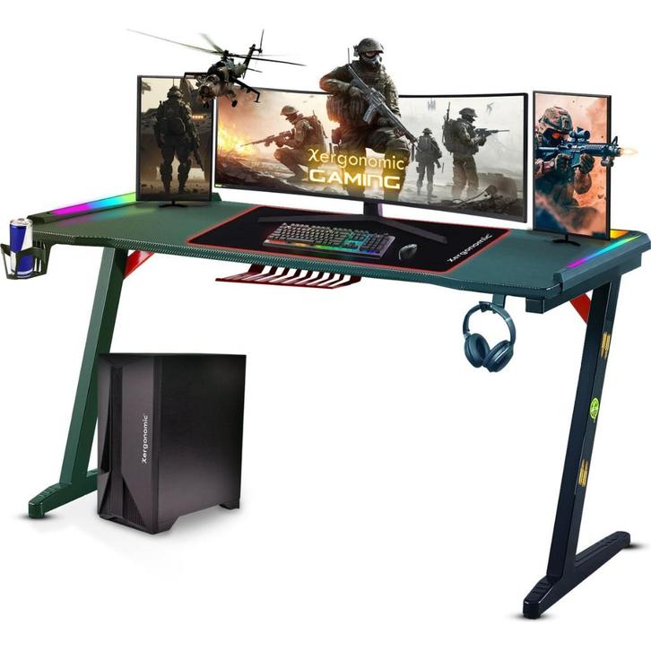 Xergonomic Hard2Kill Game bureau  NIEUW, Huis en Inrichting, Bureaus, Nieuw, Bureau, Ophalen of Verzenden
