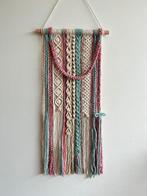 Macramé wandkleed roze blauw, Ophalen of Verzenden, Nieuw