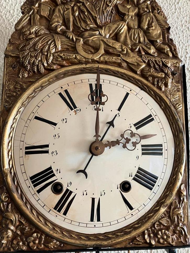 Comptoise Wandklok, slingerklok, Antiek en Kunst, Antiek | Klokken, Ophalen