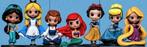 3D-geprinte Chibi Prinsessen Set, Ophalen of Verzenden, Assepoester of Belle, Nieuw, Beeldje of Figuurtje