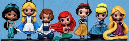 3D-geprinte Chibi Prinsessen Set, Verzamelen, Disney, Nieuw, Beeldje of Figuurtje, Assepoester of Belle, Ophalen of Verzenden