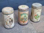 Vintage blikken - Albert Heijn koekblik, 3 stuks, Ophalen of Verzenden, Gebruikt, Koek(jes), Overige merken