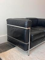 Zwart designbankje, Huis en Inrichting, Ophalen, Gebruikt, Bauhaus, Minder dan 75 cm