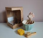 Maileg muis in bad (groen)/Maileg badje (wit), Ophalen of Verzenden, Zo goed als nieuw, Poppenhuis