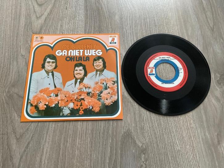 De Bullekes Ga niet weg, Cd's en Dvd's, Vinyl | Nederlandstalig, Zo goed als nieuw, Levenslied of Smartlap, Overige formaten, Verzenden