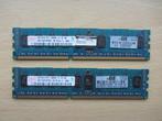 2x Hynix 2GB PC3-10600 DDR3-1333MHz ECC Registered CL9, Computers en Software, RAM geheugen, 1333 MHz, Server, DDR3, Ophalen of Verzenden