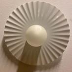 Italiaans postmodern design wandlamp Plissé Castiglioni Flos, Gebruikt, Plissé, Glas, Ophalen of Verzenden