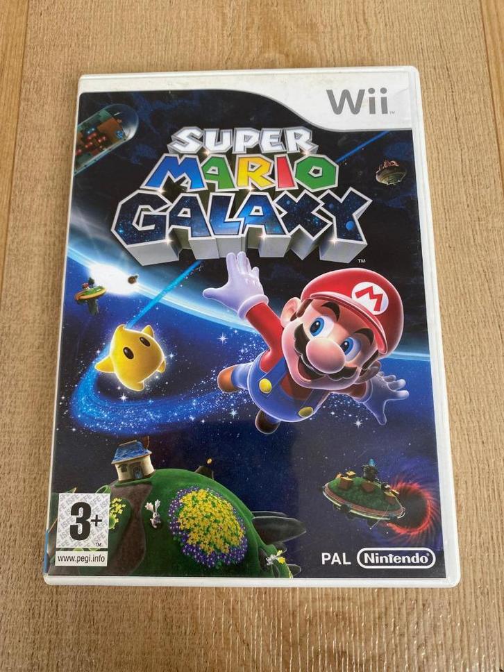 Nintendo WII super mario galaxy (deel 1), Spelcomputers en Games, Games | Nintendo Wii, Zo goed als nieuw, Avontuur en Actie, 2 spelers