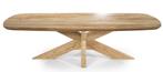 Salontafel Nikki Naturel & Bruin kleurig Extra Voordelig !, 100 tot 150 cm, Nieuw, Minder dan 50 cm, Ovaal