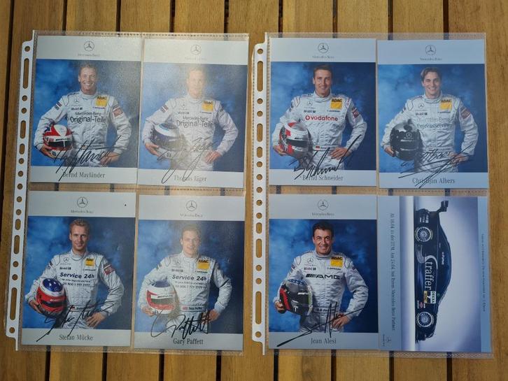 Mercedes-Benz 2003 DTM Mercedes Team Ansichtkaart 8 stuks, Verzamelen, Automerken, Motoren en Formule 1, Nieuw, Formule 1, Ophalen of Verzenden