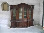 Te koop aangeboden een mooie Mahoniehouten Buffetkast, Ophalen, Gebruikt, Met deur(en), 200 cm of meer