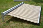 Knikarm zonnescherm, Ophalen, Gebruikt, 150 tot 300 cm, 250 cm tot 450 cm