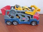 Megablocks Tiny Tuff vrachtwagen met 10 kleine auto's, Ophalen, Gebruikt