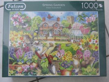 puzzel spring garden Falcon 1000 stukjes beschikbaar voor biedingen