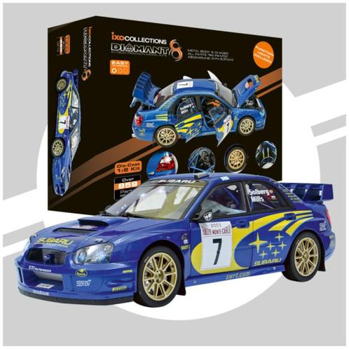 AANBIEDING: Ixo collections 1:8 Subaru Impreza, Hobby en Vrije tijd, Modelbouw | Auto's en Voertuigen, Nieuw, Auto, Groter dan 1:32