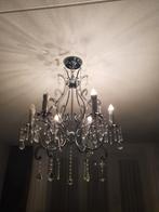 Kristallen Kroonluchter - 6 Armen, Ophalen, Gebruikt, Glas, Klassiek