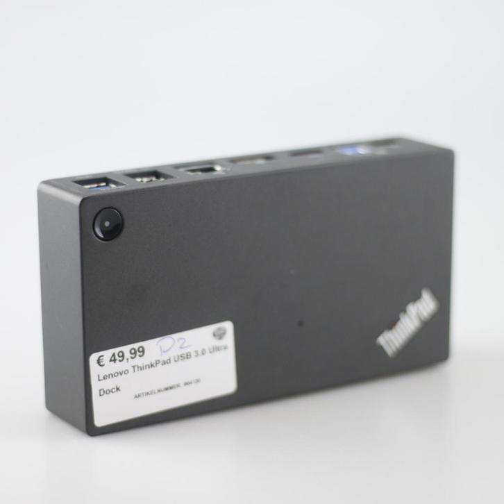 Lenovo ThinkPad USB 3.0 Ultra Dock, Computers en Software, Laptop-opladers, Zo goed als nieuw