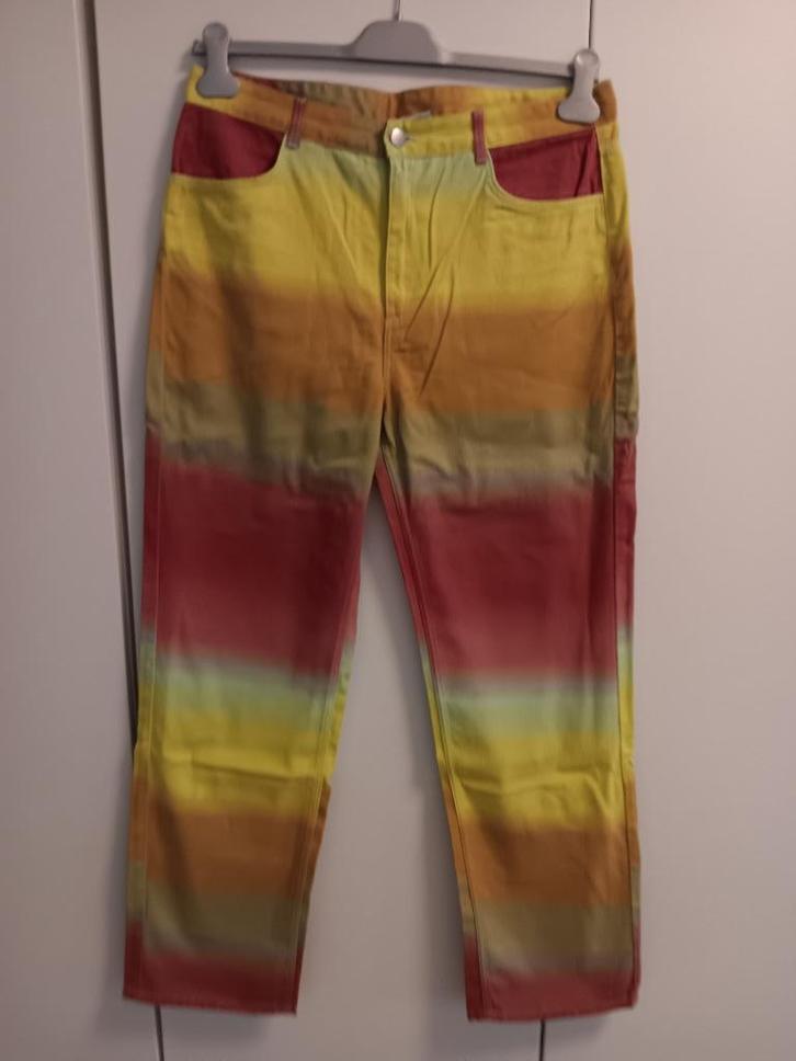 Monki kleurige broek met bijpassende blouse, Kleding | Dames, Broeken en Pantalons, Zo goed als nieuw, Maat 42/44 (L), Lang, Ophalen